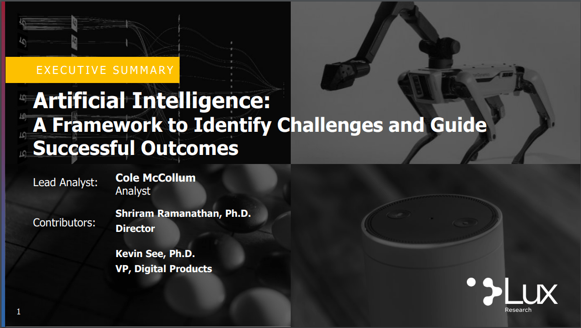 Lux Research AI Failures Report Executive Summary